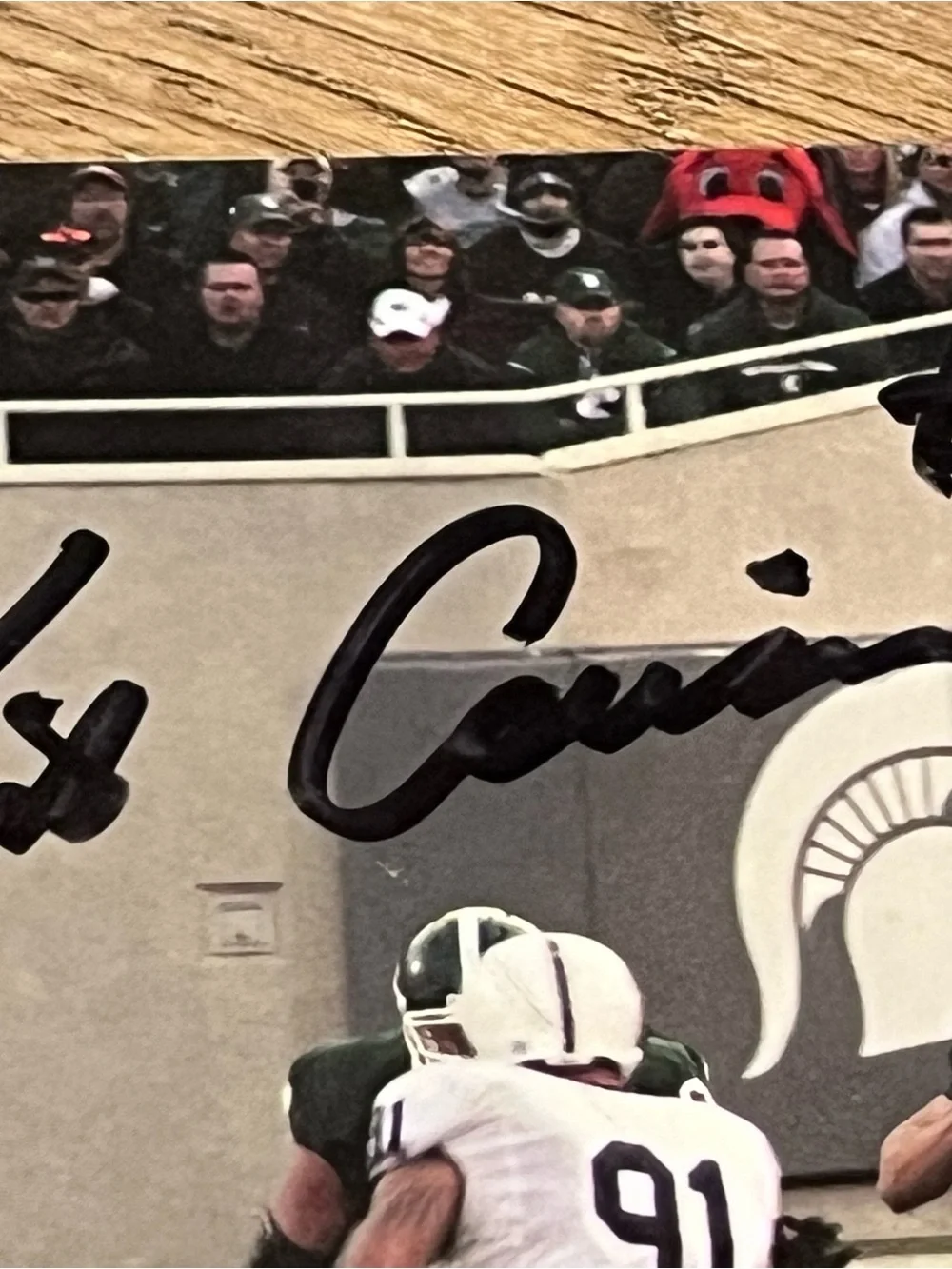 Michigan State Spartans Kirk Cousins #8 Signed Photo MSU Football Frame